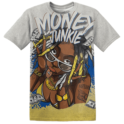 Low OG Canary TVSC 1s T Shirt Match Money Junkie 3D All-Over Print - NastyJamz