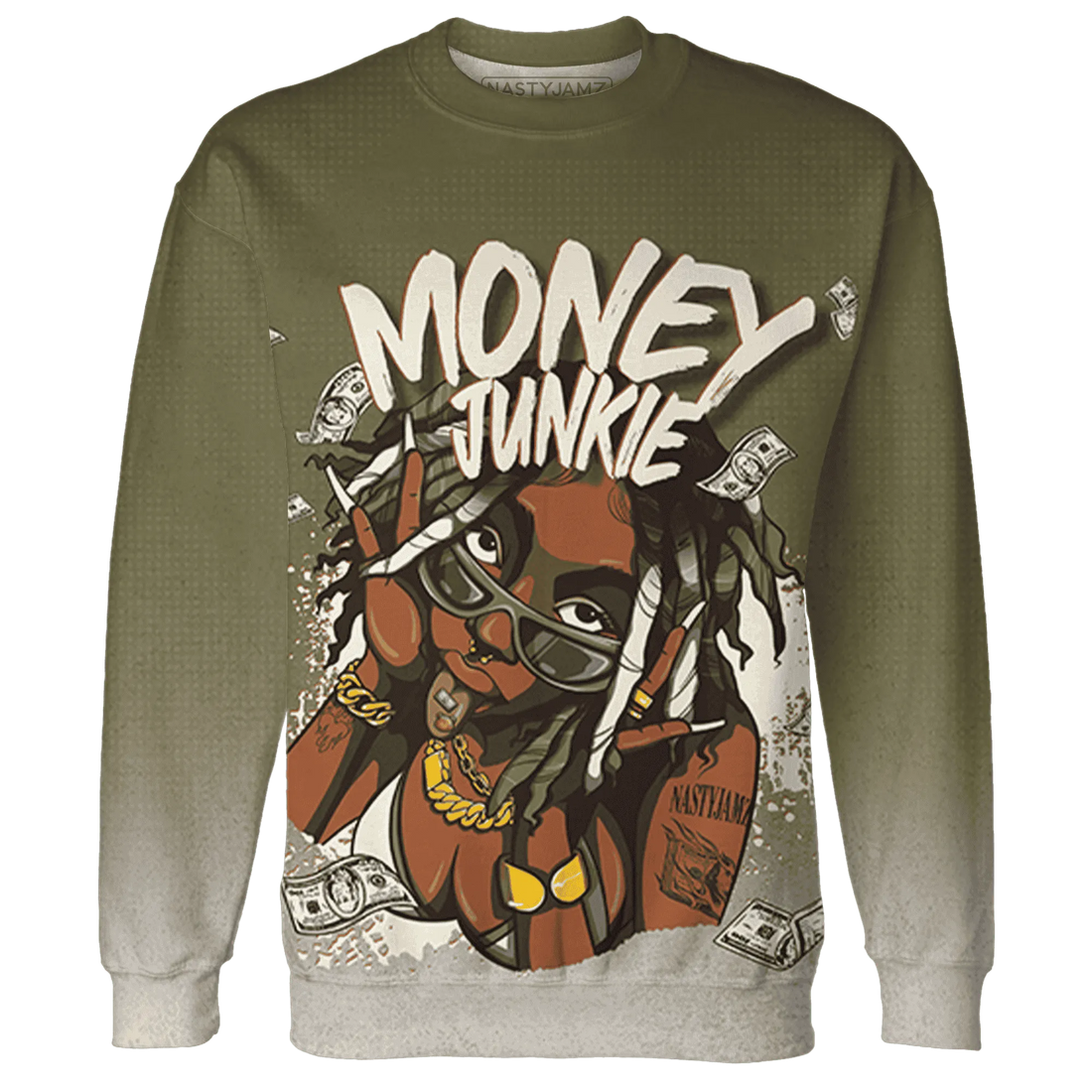 Medium-Olive-1s-Sweatshirt-Match-Money-Junkie-3D