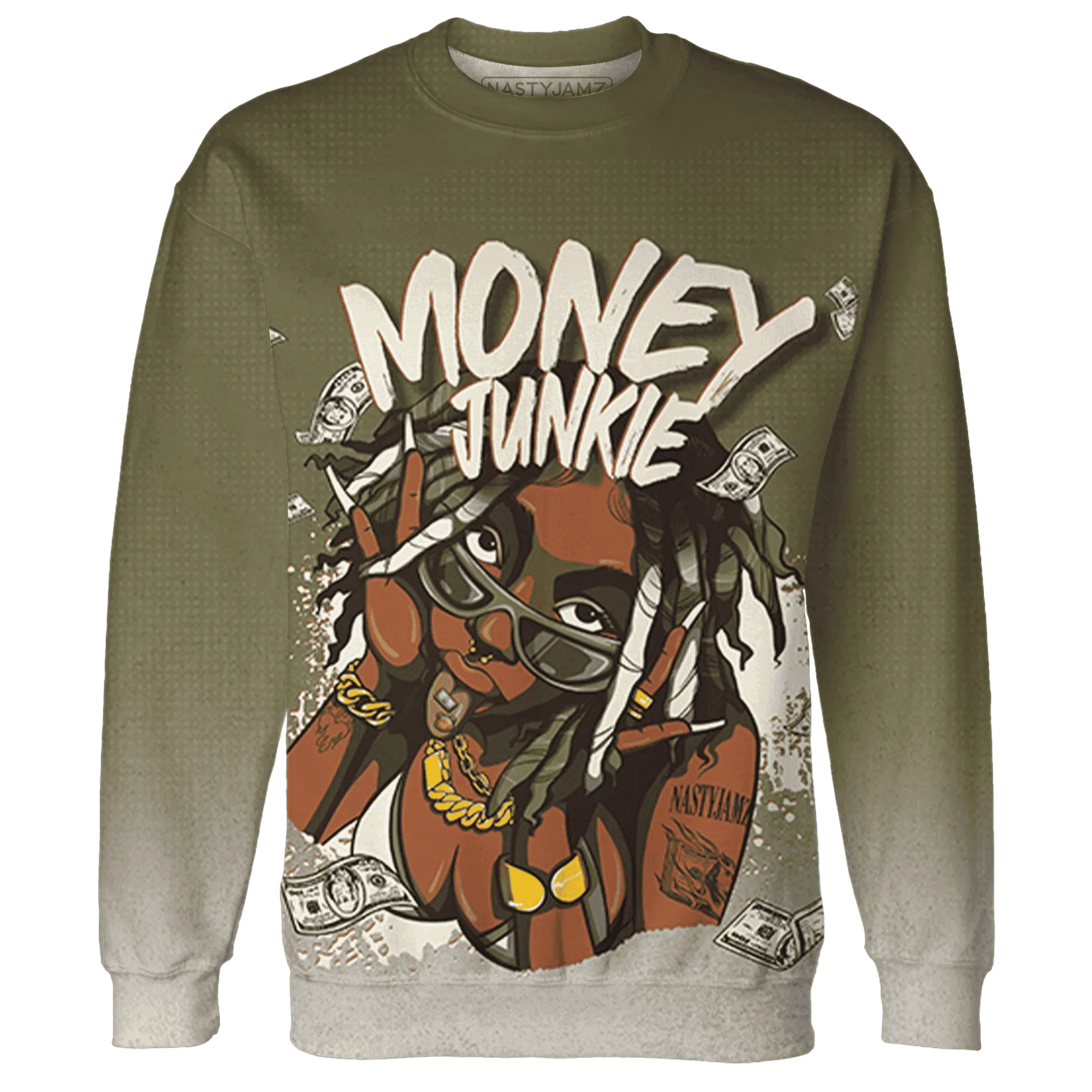 Medium-Olive-1s-Sweatshirt-Match-Money-Junkie-3D