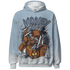 Mid Diffused Blue Grey 1s Hoodie Match Money Junkie 3D All-Over Print - NastyJamz