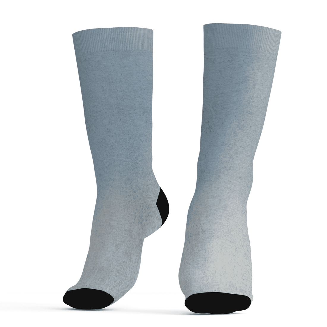 Mid Diffused Blue Grey 1s Socks Match Money Junkie 3D All-Over Print - NastyJamz