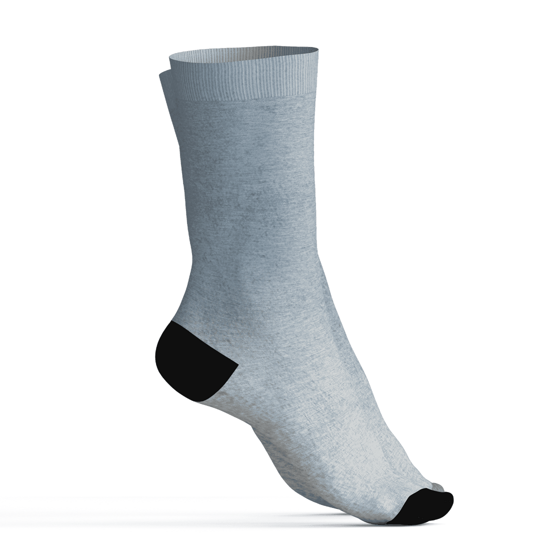 Mid Diffused Blue Grey 1s Socks Match Money Junkie 3D All-Over Print - NastyJamz