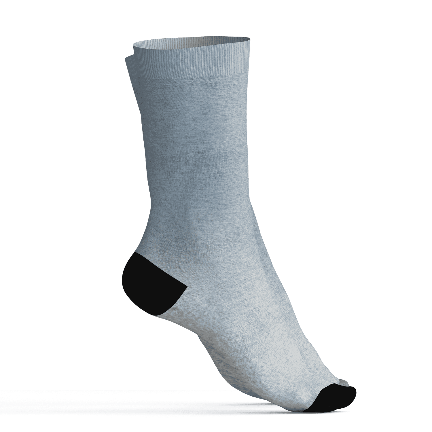 Mid Diffused Blue Grey 1s Socks Match Money Junkie 3D All-Over Print - NastyJamz