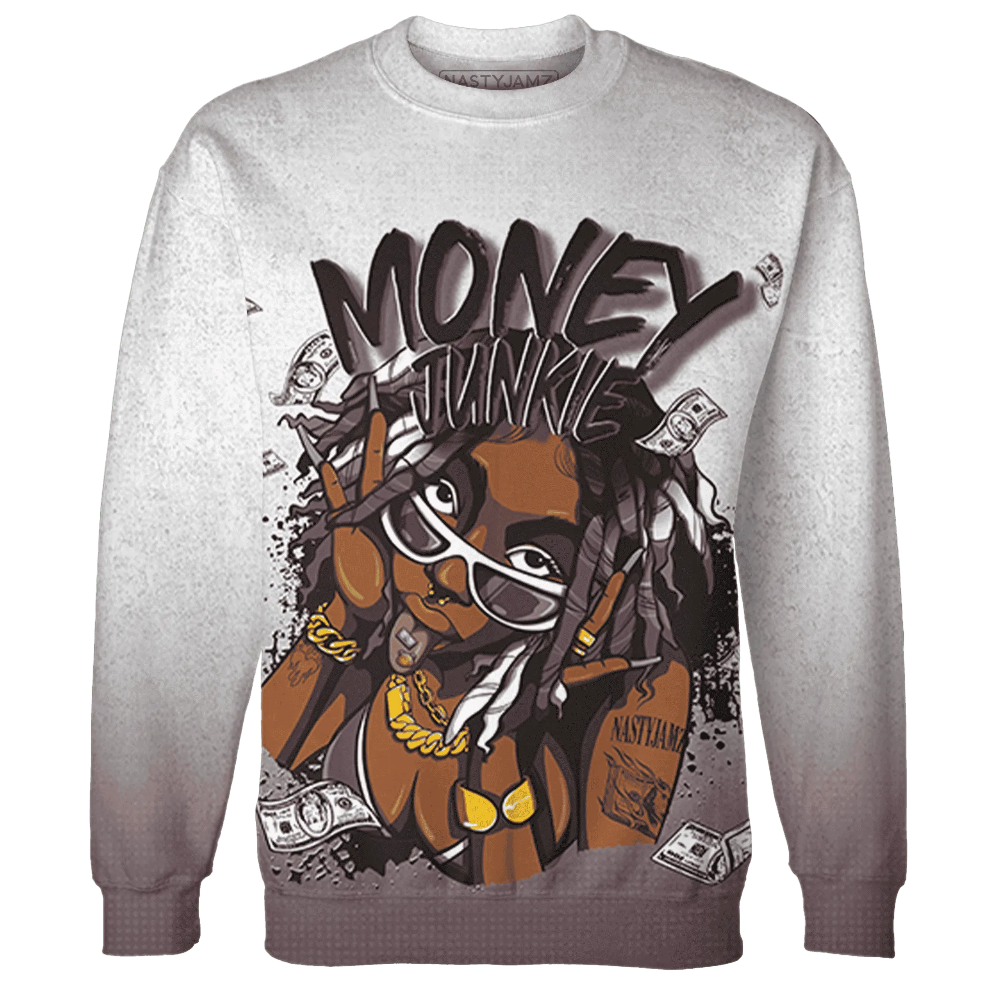 Burgundy-Crush-3s-Sweatshirt-Match-Money-Junkie-3D