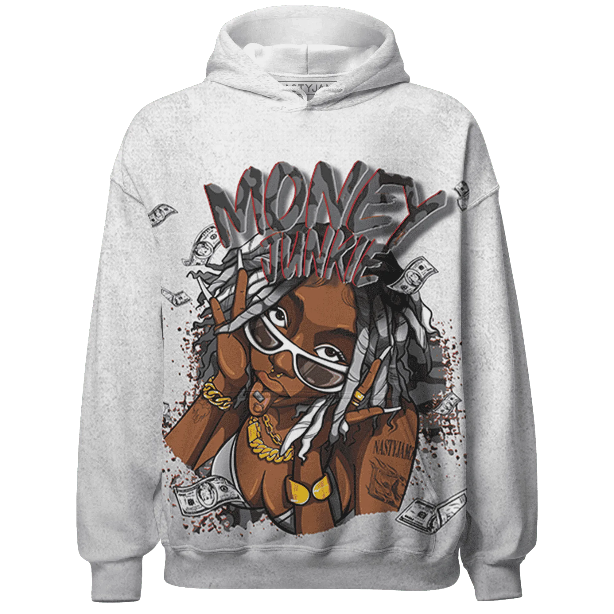 Cement-Grey-3s-Hoodie-Match-Money-Junkie-3D