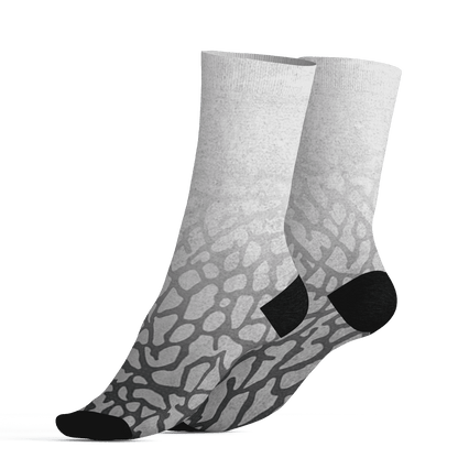 Georgia Peach 3s Socks Match Money Junkie 3D All-Over Print - NastyJamz