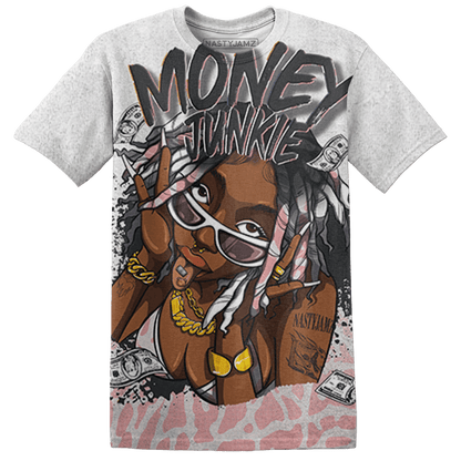Red Stardust 3s T Shirt Match Money Junkie 3D All-Over Print - NastyJamz