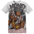 Red Stardust 3s T Shirt Match Money Junkie 3D All-Over Print - NastyJamz