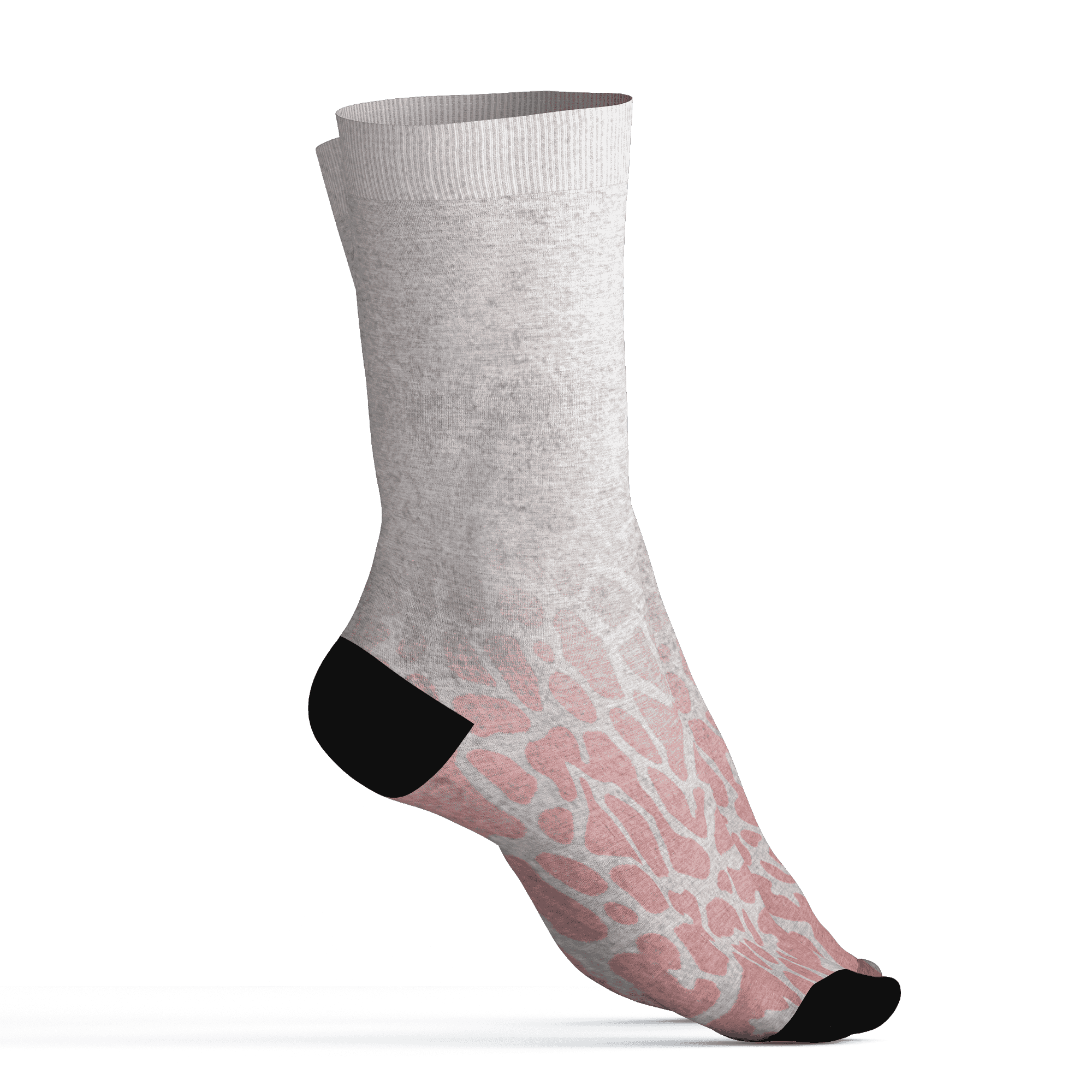 Red Stardust 3s Socks Match Money Junkie 3D All-Over Print - NastyJamz