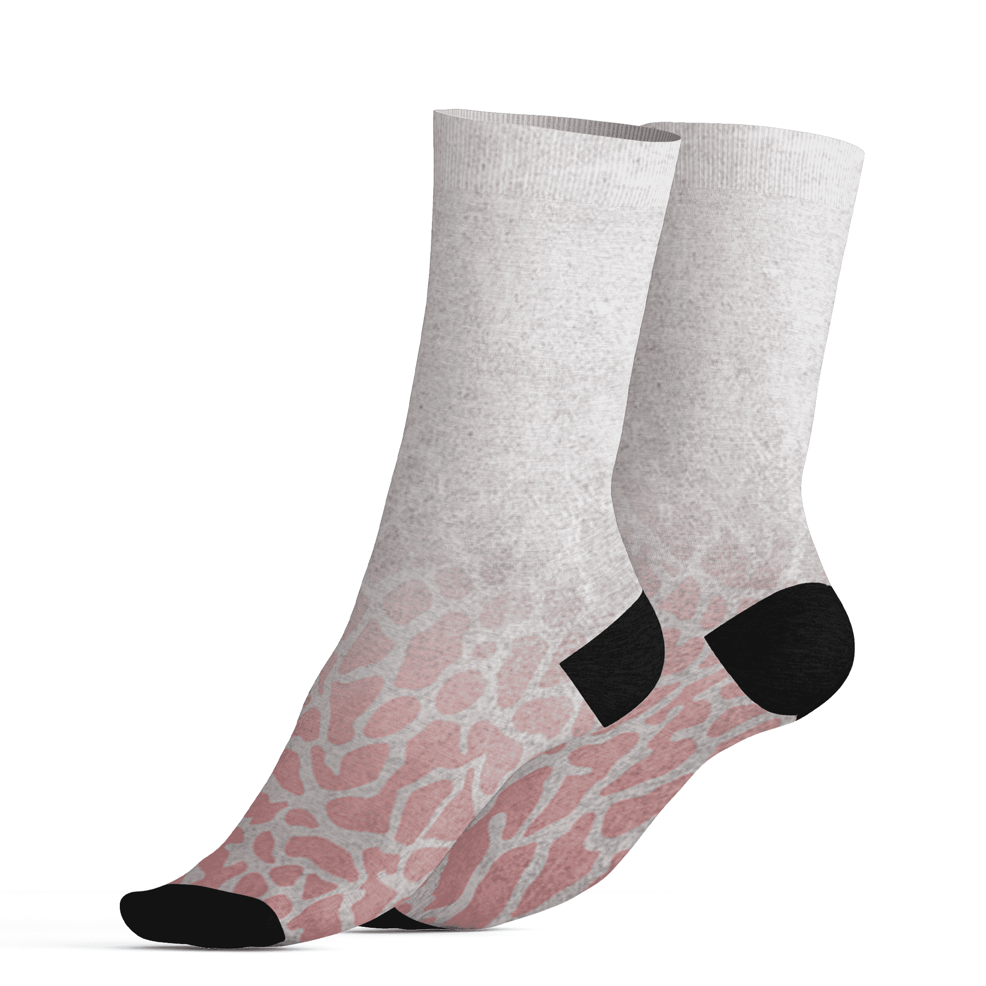 Red Stardust 3s Socks Match Money Junkie 3D All-Over Print - NastyJamz