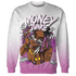 GS Hyper Violet 4s Sweatshirt Match Money Junkie 3D All-Over Print - NastyJamz