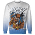 Industrial Blue 4s Sweatshirt Match Money Junkie 3D All-Over Print - NastyJamz