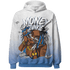 Industrial Blue 4s Hoodie Match Money Junkie 3D All-Over Print - NastyJamz