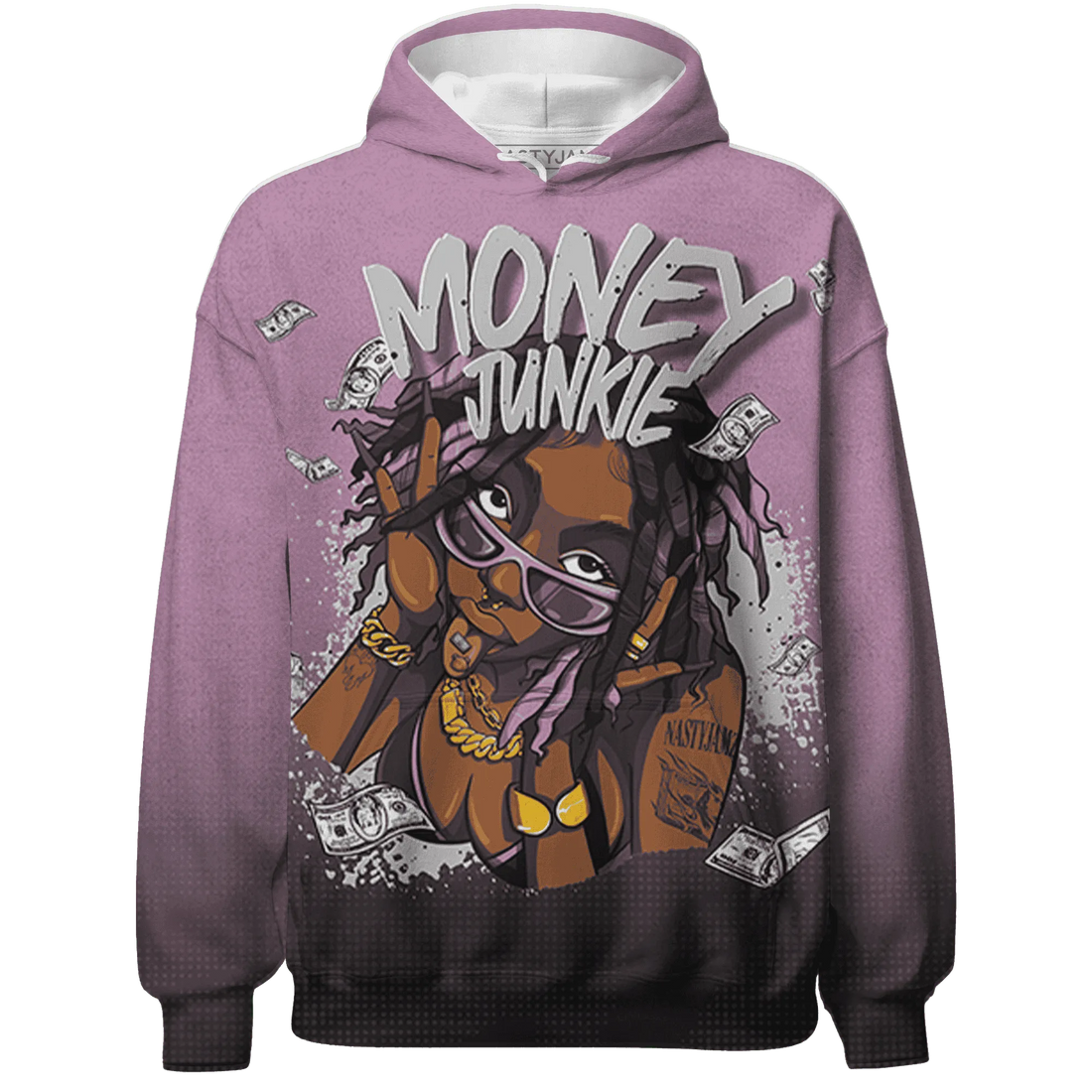 Orchid-Neutral-Grey-Black-White-4s-NastyJamz-Hoodie-Match-Money-Junkie-3D
