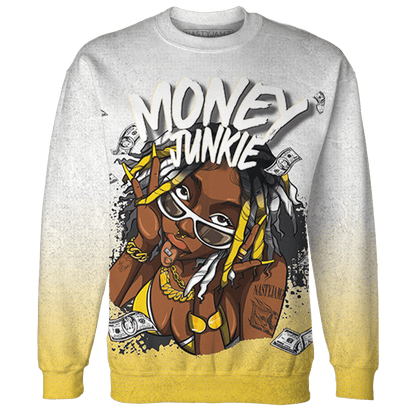 Vivid Sulfur 4s Sweatshirt Match Money Junkie 3D All-Over Print - NastyJamz