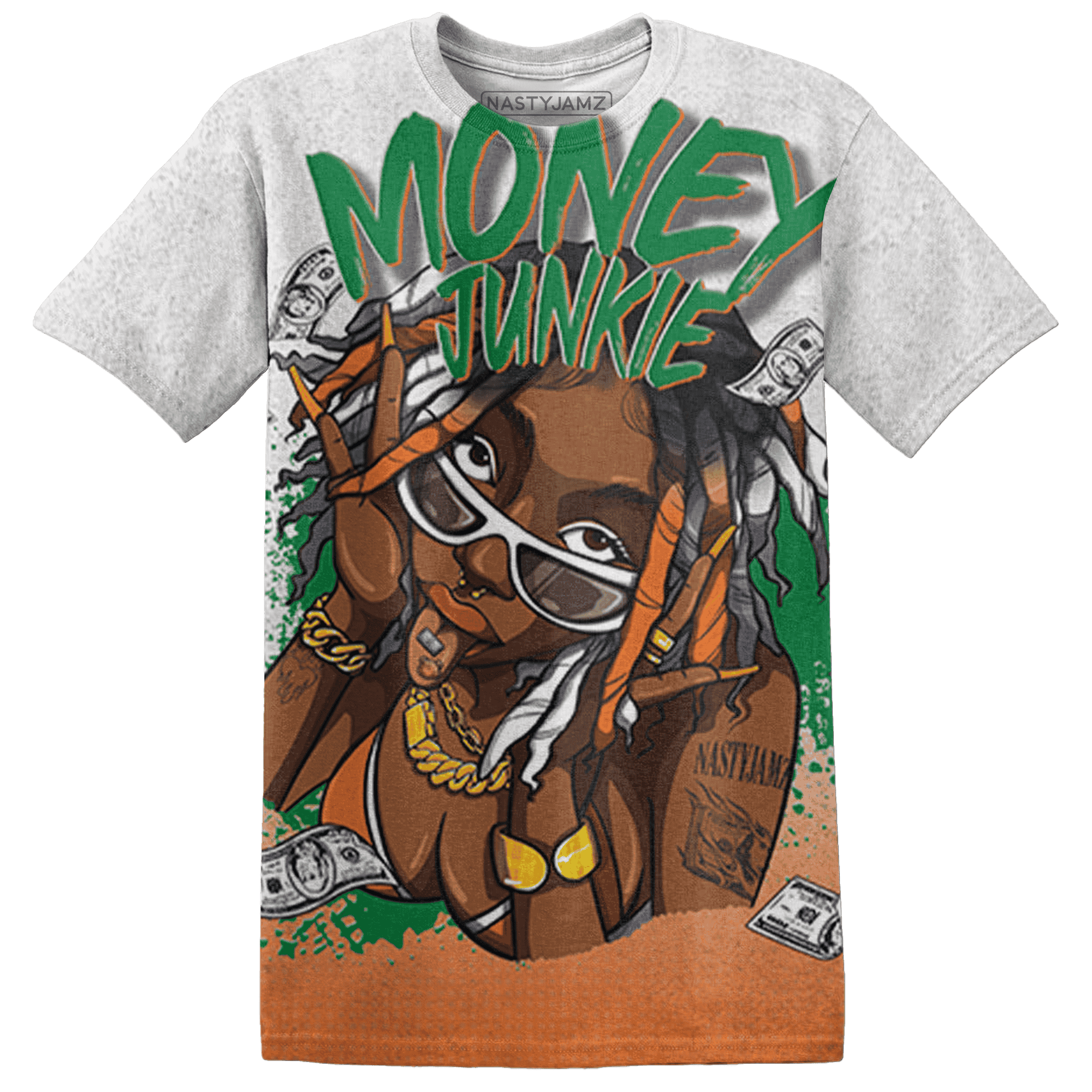 MAM Hurricanes 5s T Shirt Match Money Junkie 3D All-Over Print - NastyJamz