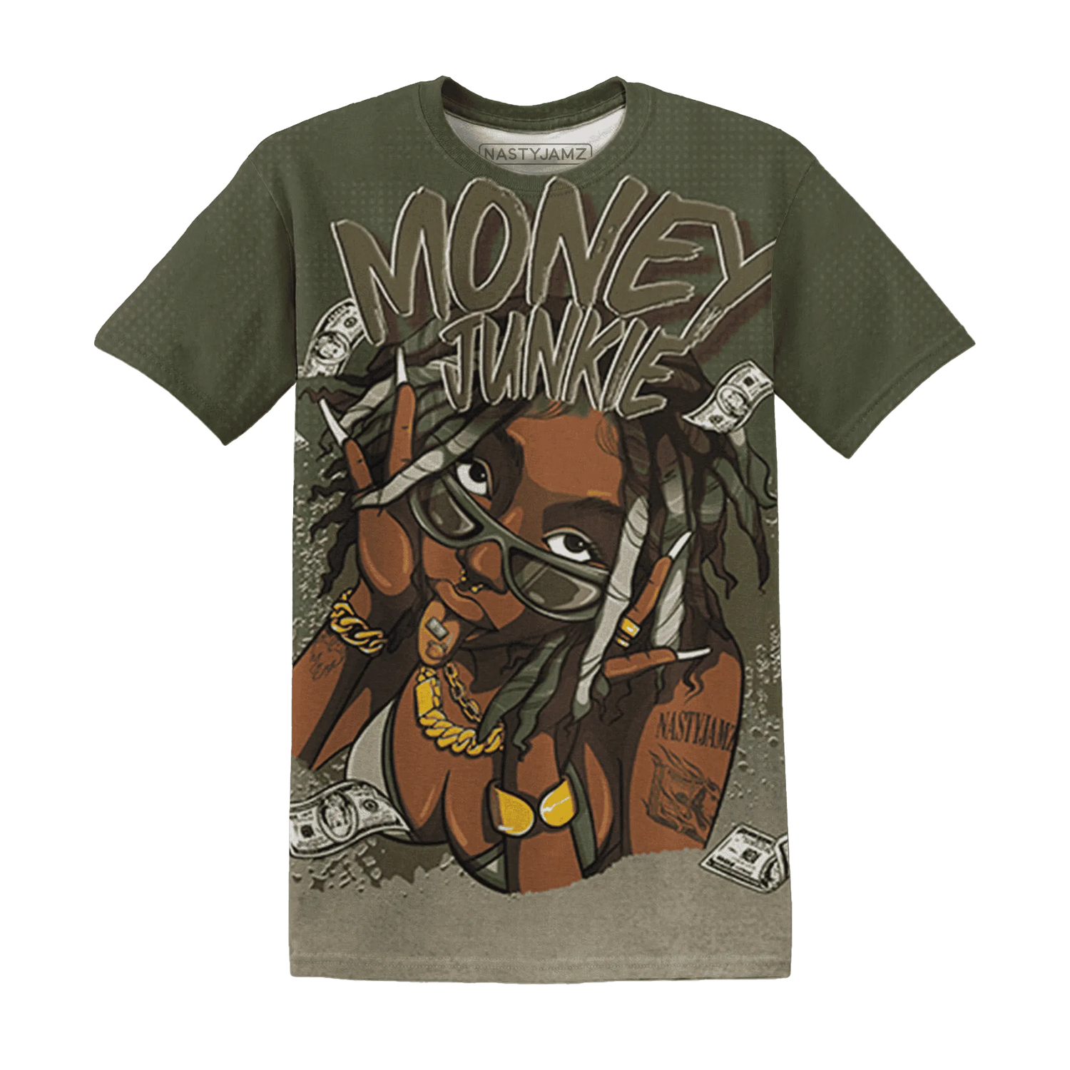 AM-1-Essential-Premium-NastyJamz-T-Shirt-Match-Money-Junkie-3D
