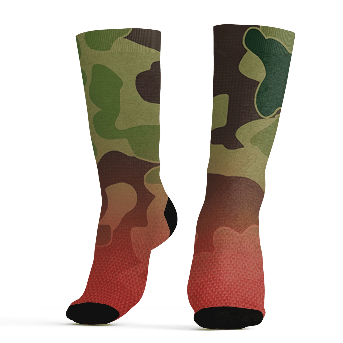 AM-90-Dark-Sage-Solar-Red-NastyJamz-Socks-Match-Money-Junkie-3D