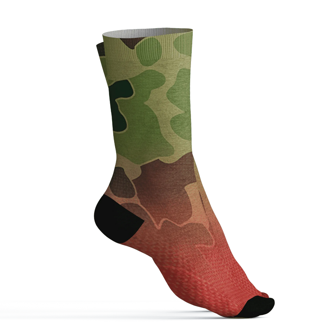 AM-90-Dark-Sage-Solar-Red-NastyJamz-Socks-Match-Money-Junkie-3D
