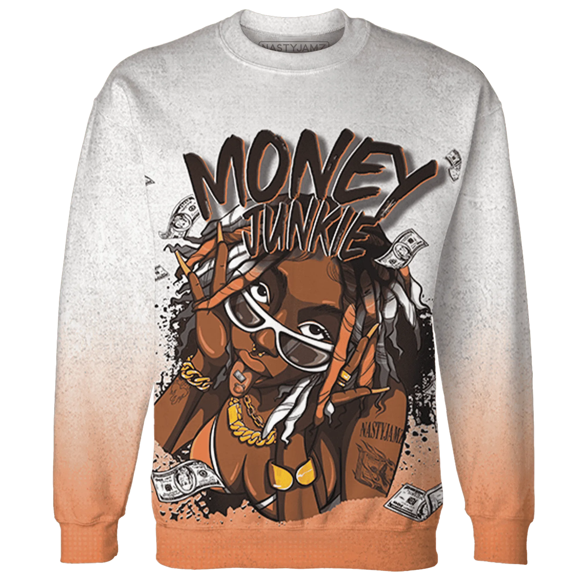 AM-TW-White-Orange-Sweatshirt-Match-Money-Junkie-3D