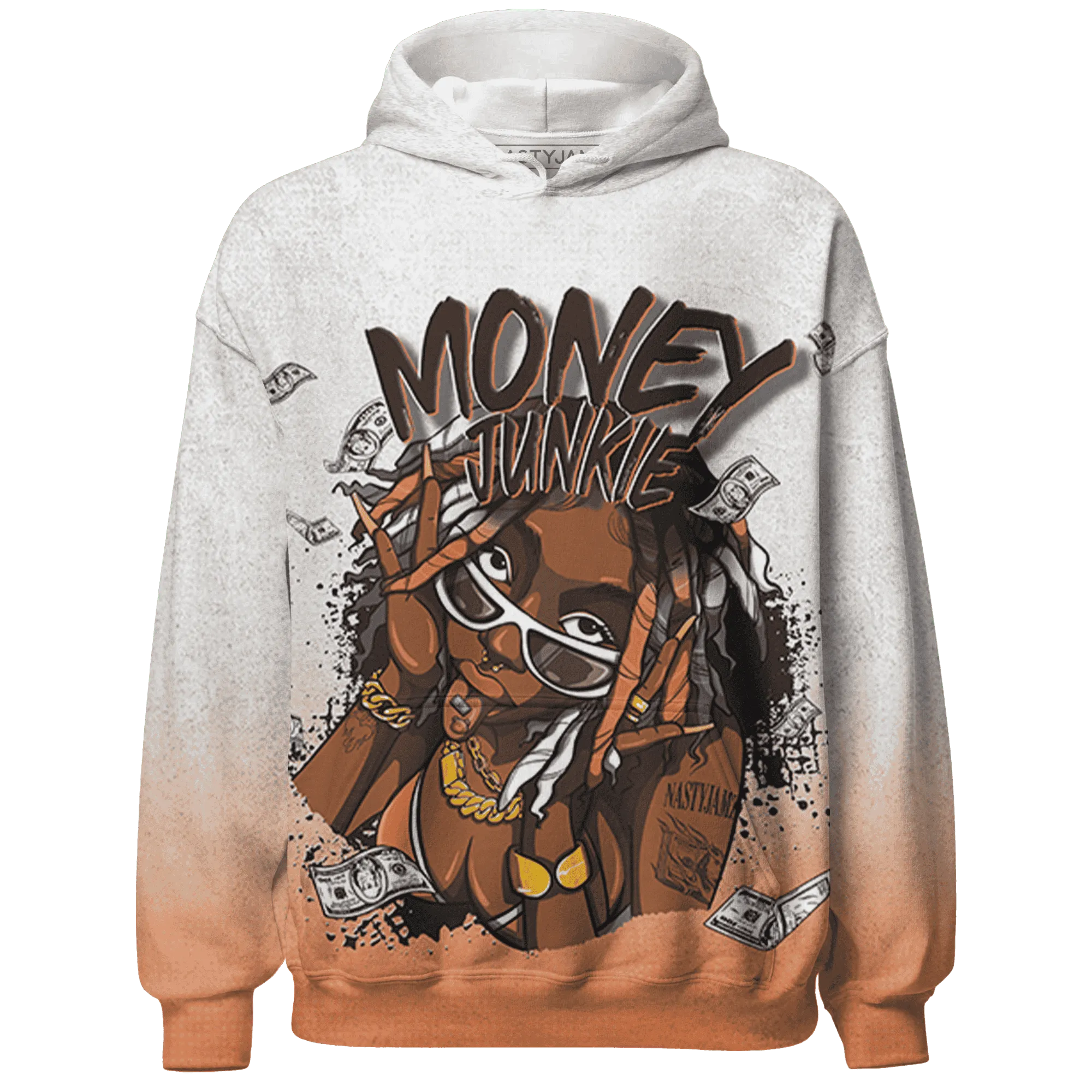 AM-TW-White-Orange-Hoodie-Match-Money-Junkie-3D