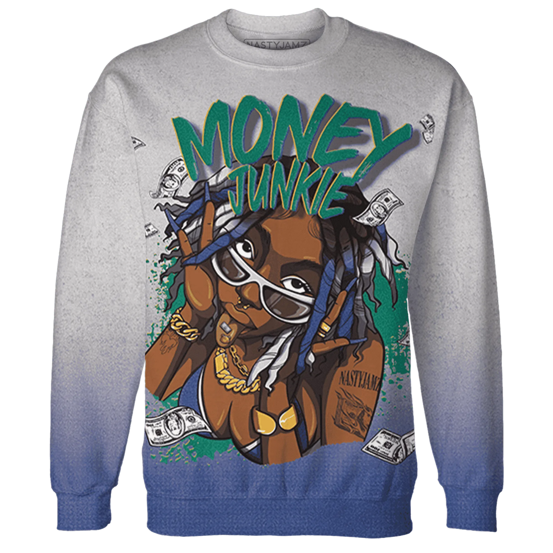 Dunk-Hyper-Royal-Malachite-NastyJamz-Sweatshirt-Match-Money-Junkie-3D