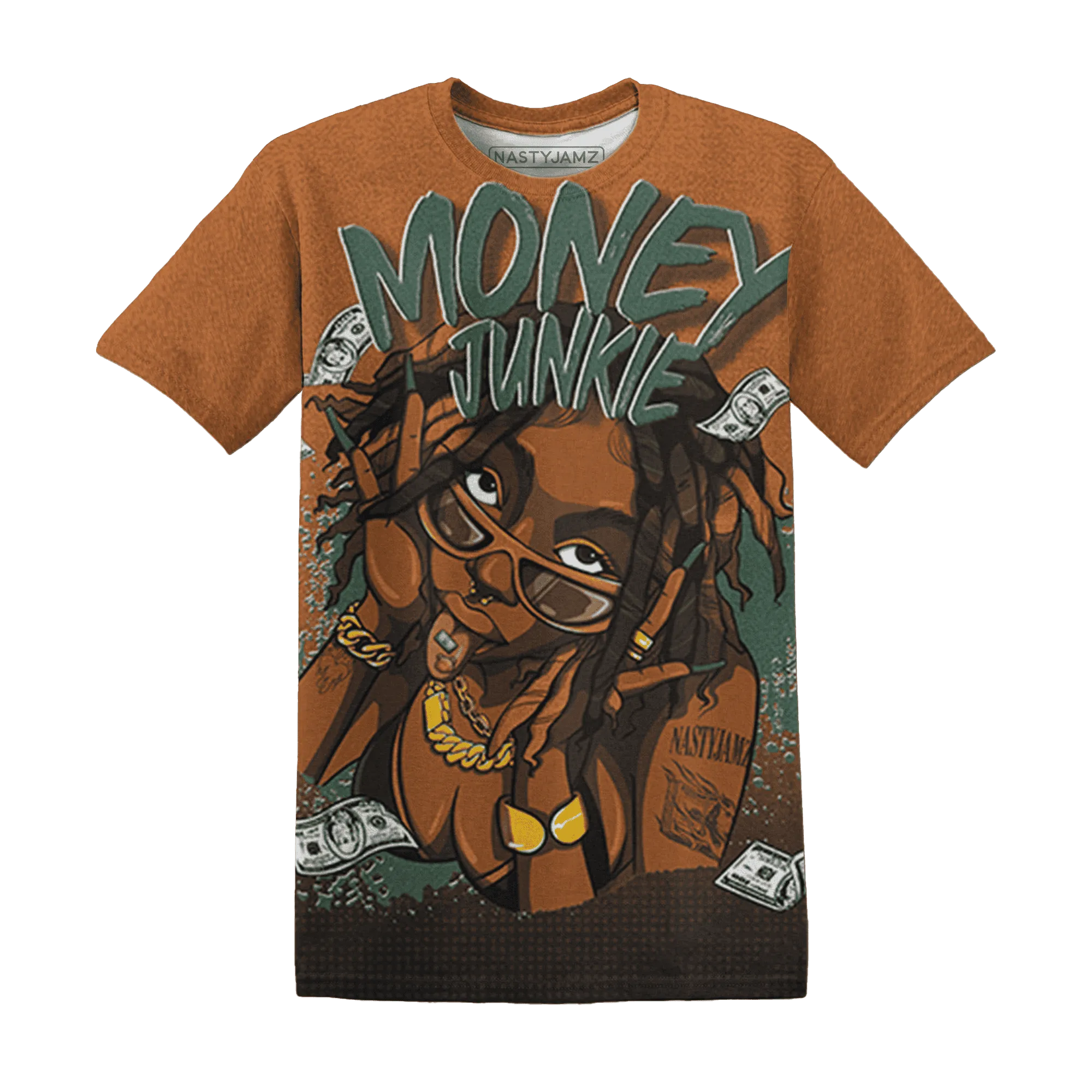 Dunk-Low-Ceramic-NastyJamz-T-Shirt-Match-Money-Junkie-3D