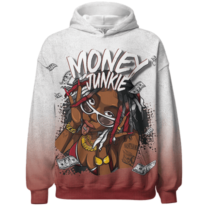 Cherry 12s Hoodie Match Money Junkie 3D All-Over Print - NastyJamz