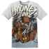 Blue Grey 13s T Shirt Match Money Junkie 3D All-Over Print - NastyJamz