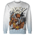 Blue Grey 13s Sweatshirt Match Money Junkie 3D All-Over Print - NastyJamz