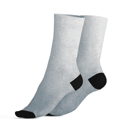 Blue Grey 13s Socks Match Money Junkie 3D All-Over Print - NastyJamz