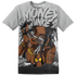 Retro High OG Black White 1s T Shirt Match Money Junkie 3D All-Over Print - NastyJamz