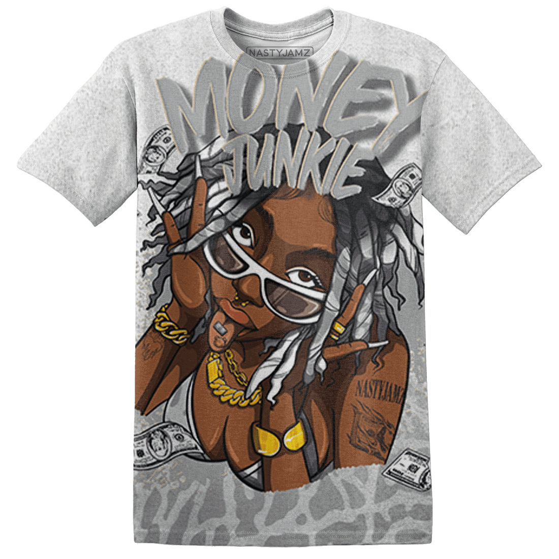 Craft Ivory 3s T Shirt Match Money Junkie 3D All-Over Print - NastyJamz