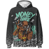 Green Glow 3s Hoodie Match Money Junkie 3D All-Over Print - NastyJamz