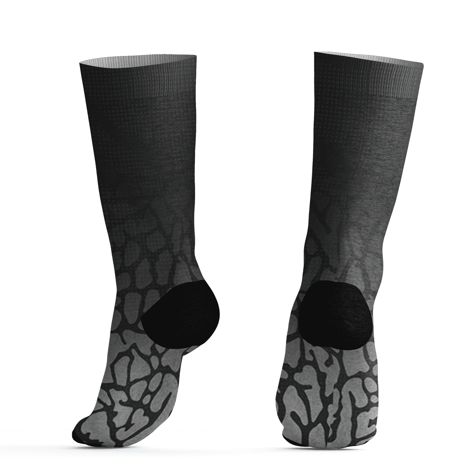 Green Glow 3s Socks Match Money Junkie 3D All-Over Print - NastyJamz