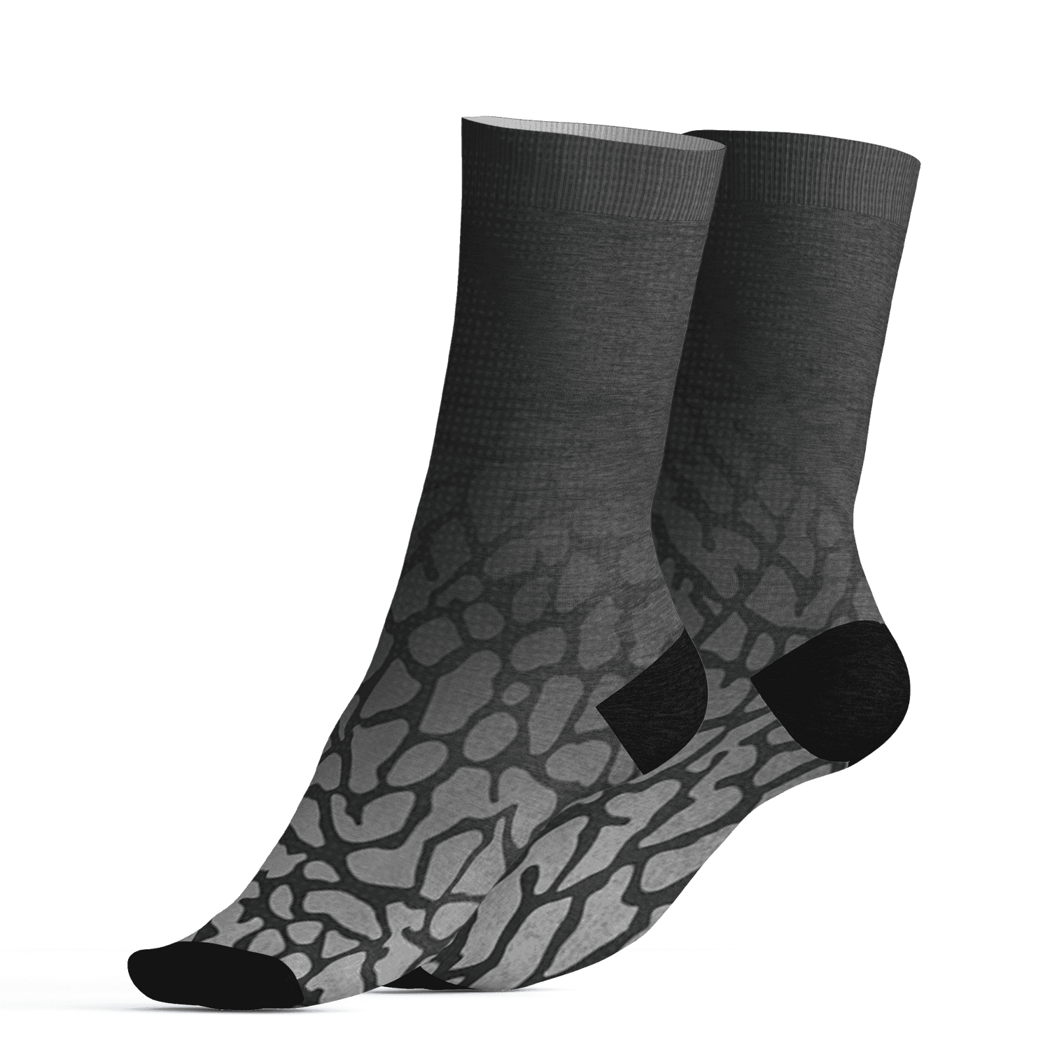 Green Glow 3s Socks Match Money Junkie 3D All-Over Print - NastyJamz