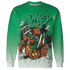 Lucky Green 5s Sweatshirt Match Money Junkie 3D All-Over Print - NastyJamz