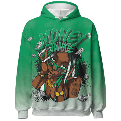 Lucky Green 5s Hoodie Match Money Junkie 3D All-Over Print - NastyJamz