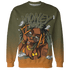 Olive 5s Sweatshirt Match Money Junkie 3D All-Over Print - NastyJamz