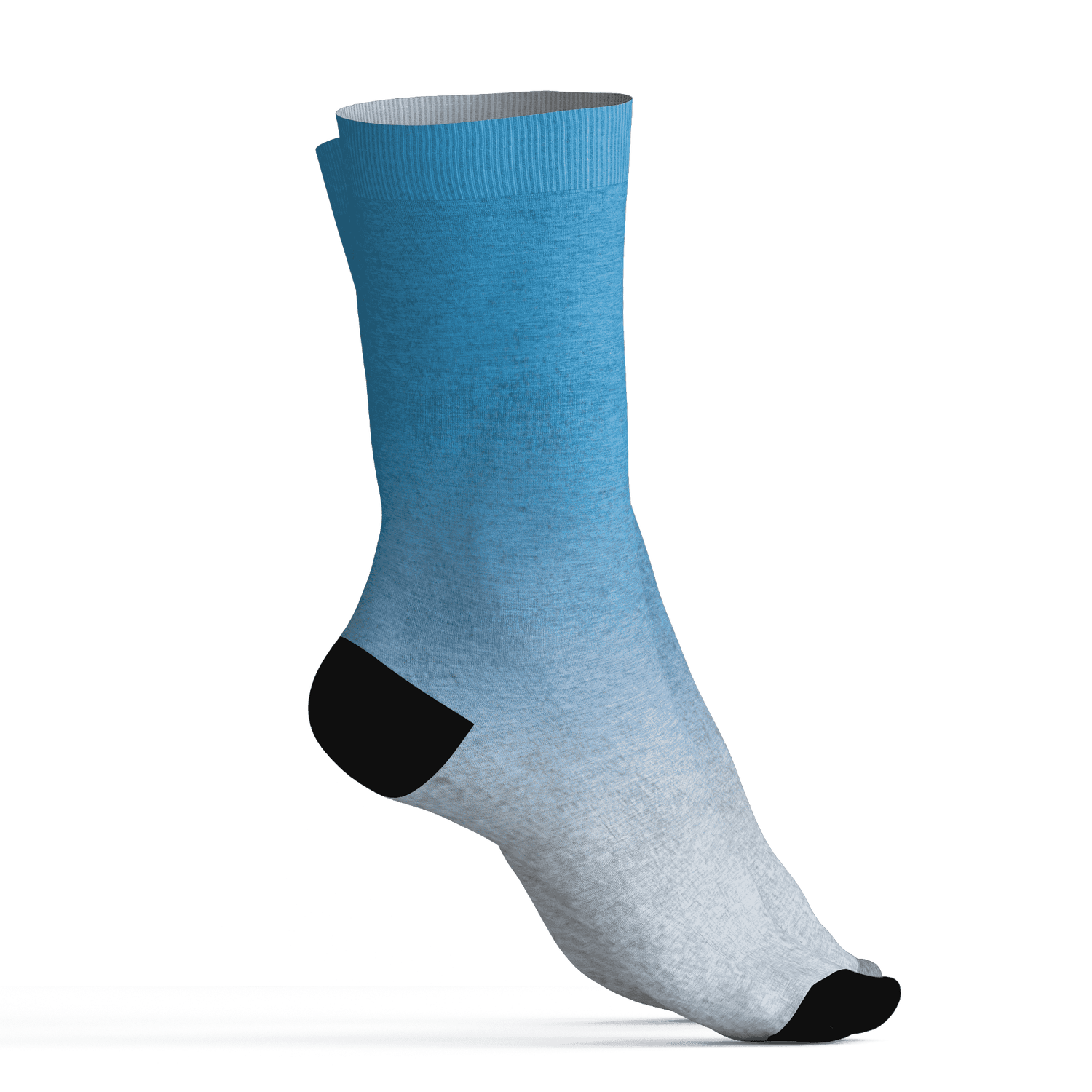 Powder Blue 9s Socks Match Money Junkie 3D All-Over Print - NastyJamz