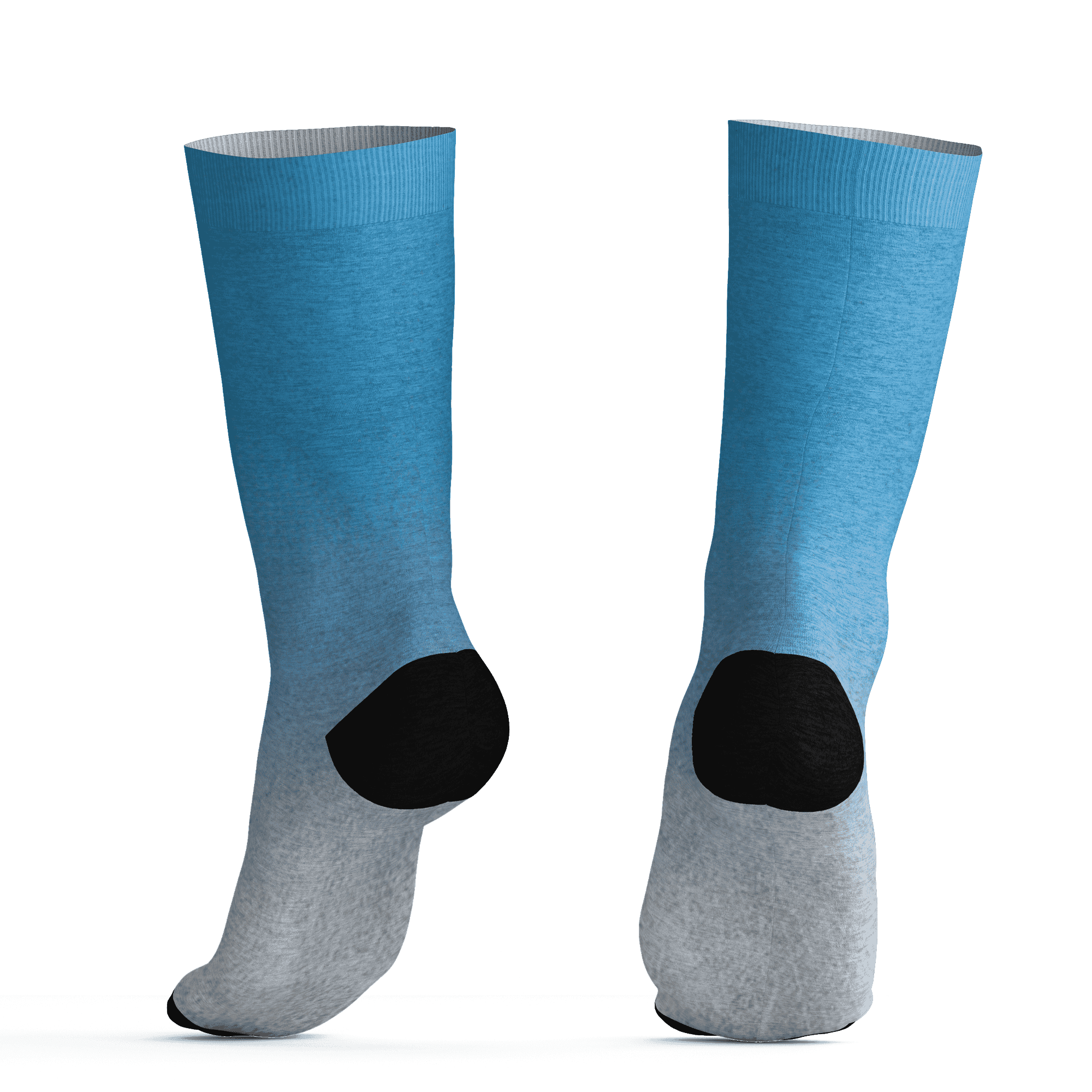 Powder Blue 9s Socks Match Money Junkie 3D All-Over Print - NastyJamz