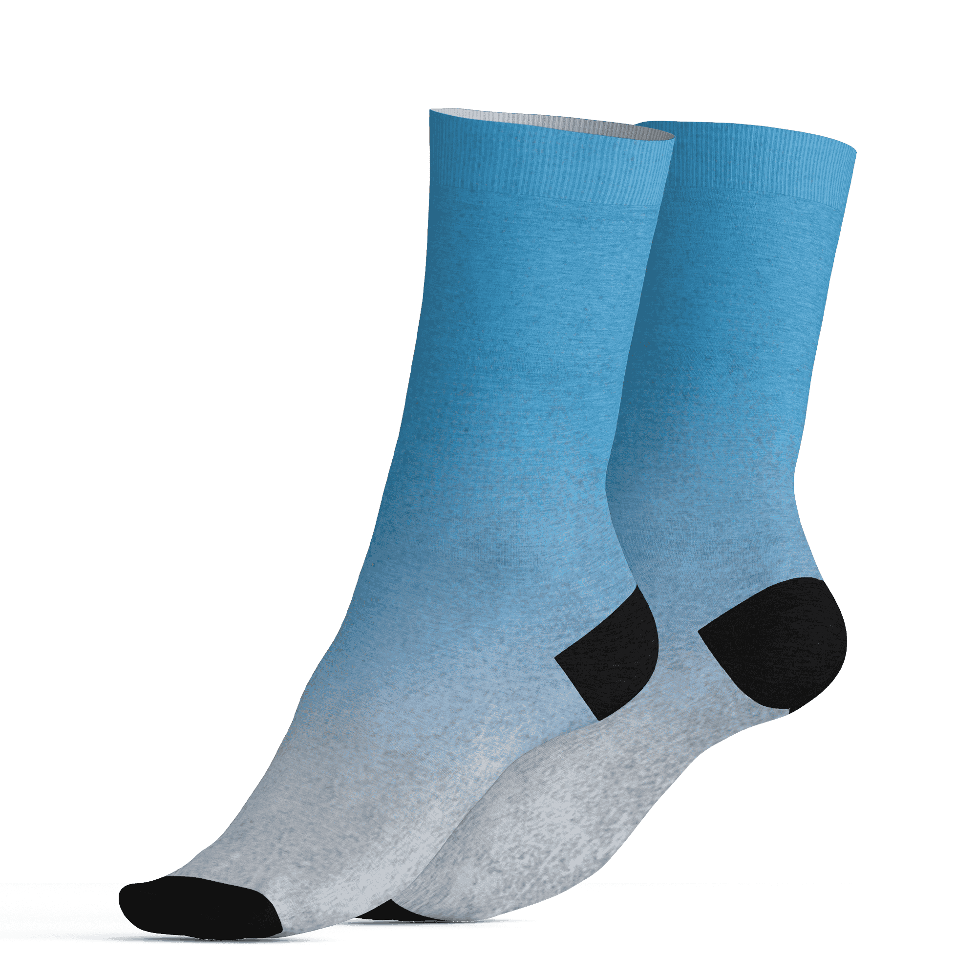 Powder Blue 9s Socks Match Money Junkie 3D All-Over Print - NastyJamz