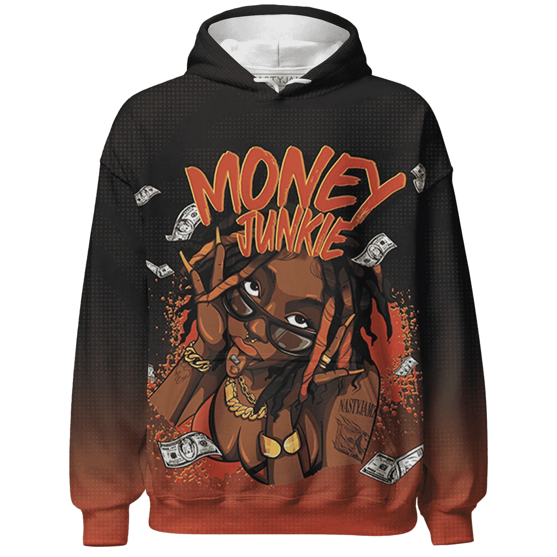 VaporMax-Crimson-Total-Orange-Plus-Hoodie-Match-Money-Junkie-3D