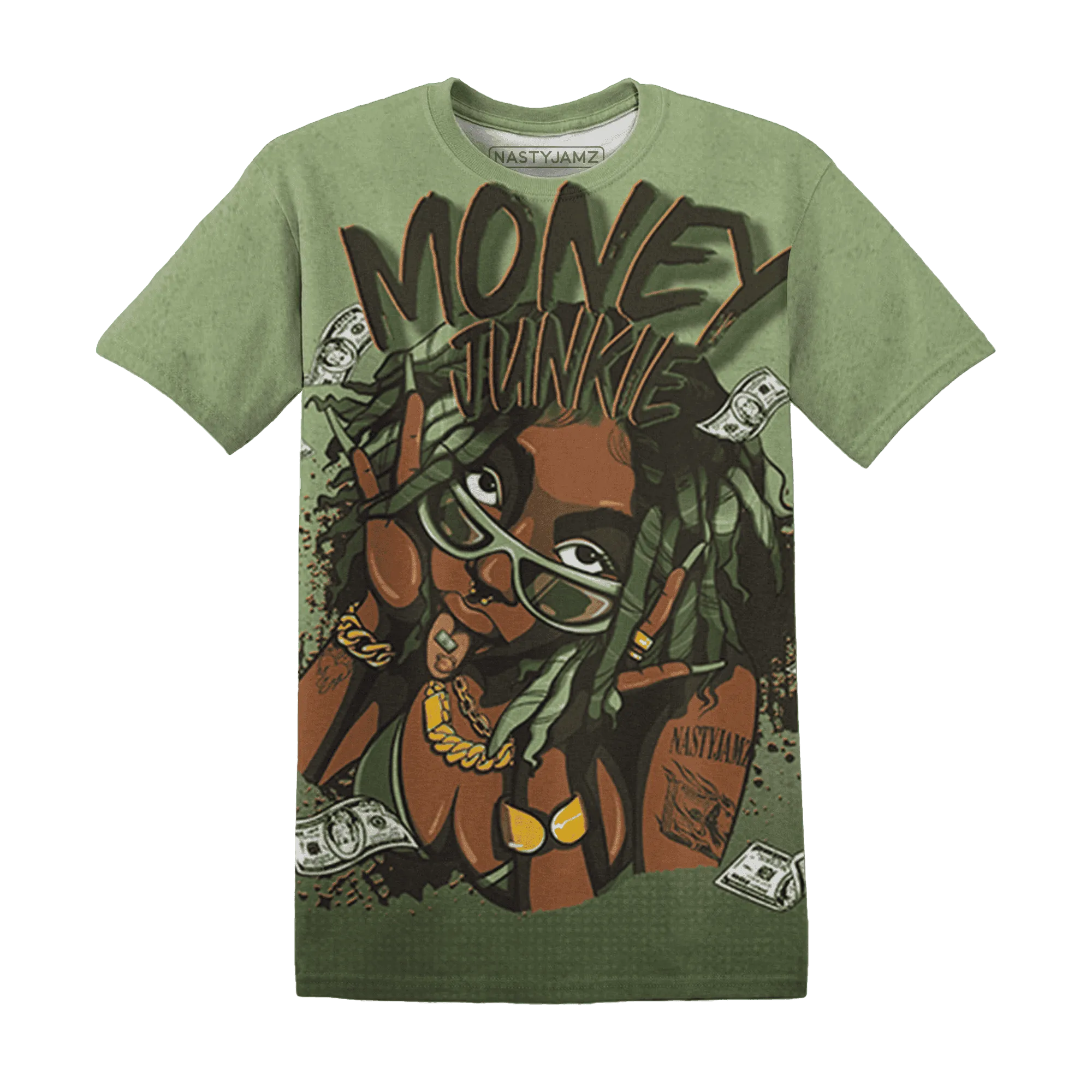 VaporMax-Plus-Alligator-T-Shirt-Match-Money-Junkie-3D