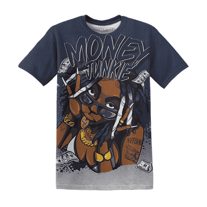 VaporMax-Plus-Midnight-Navy-White-Metallic-Silver-NastyJamz-T-Shirt-Match-Money-Junkie-3D