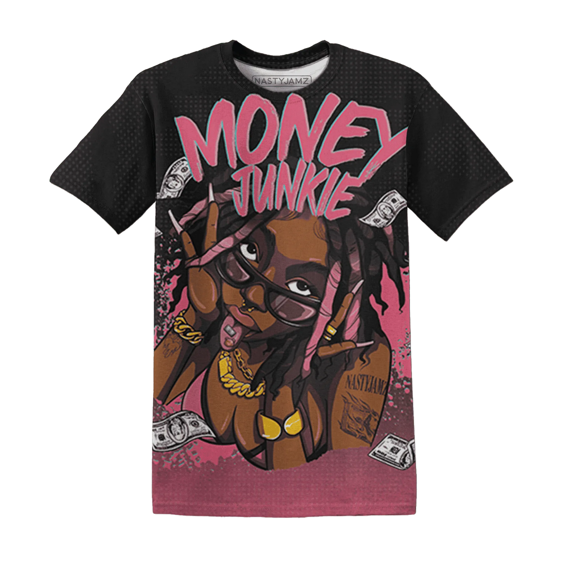 VaporMax-Plus-South-Beach-T-Shirt-Match-Money-Junkie-3D