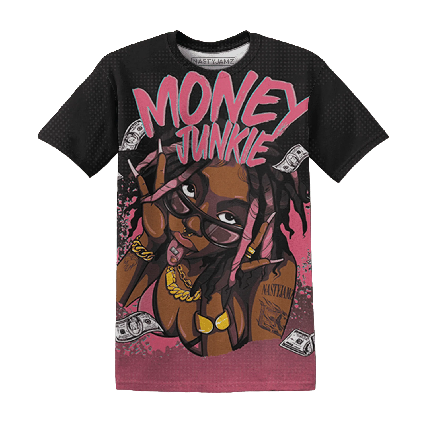 VaporMax-Plus-South-Beach-T-Shirt-Match-Money-Junkie-3D