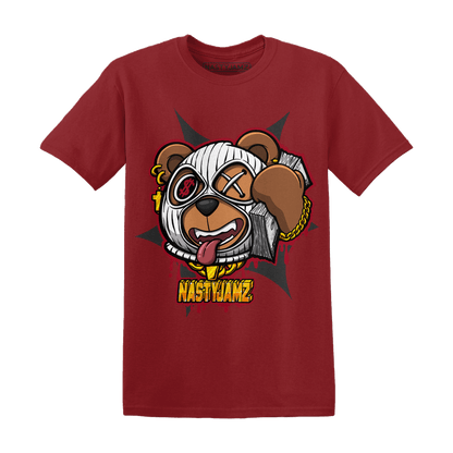Retro Red Taxi 12s T Shirt Match Money Motive BER - NastyJamz