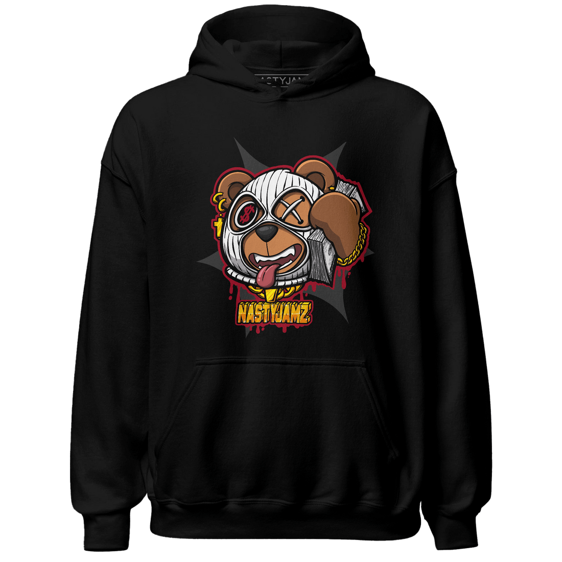 Retro Red Taxi 12s Hoodie Match Money Motive BER - NastyJamz