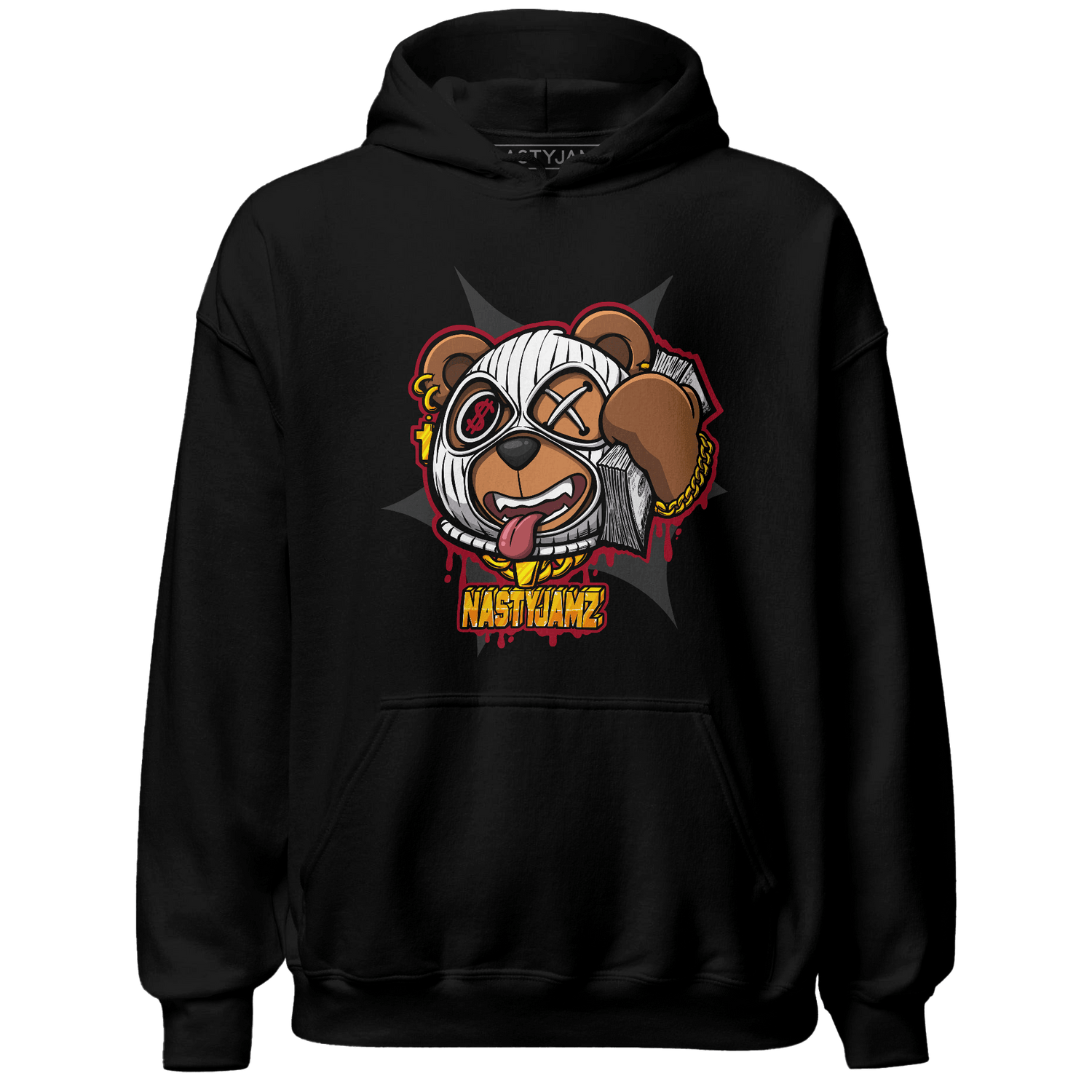 Retro Red Taxi 12s Hoodie Match Money Motive BER - NastyJamz